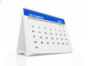 月度桌面日历:12月