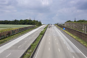 空的德国高速公路