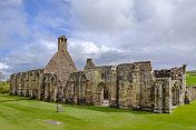 十字教堂的废墟，可以追溯到13世纪-南艾尔郡，苏格兰