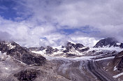 德纳里峰山顶鸟瞰图