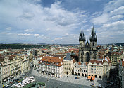 捷克共和国布拉格老城广场